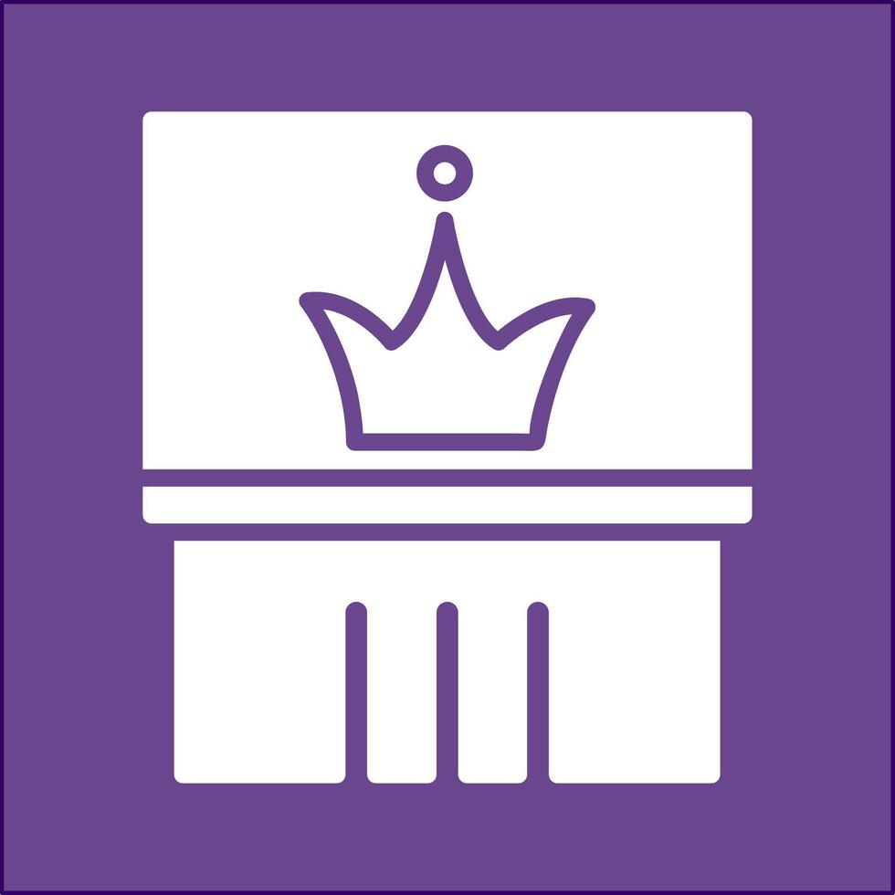 Crown Exhibit Vector Icon