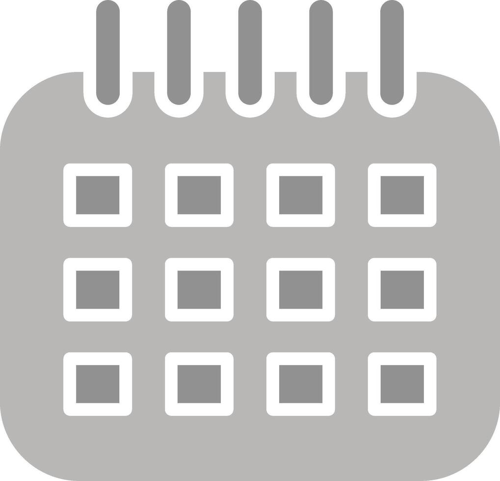 Marked Calendar Vector Icon