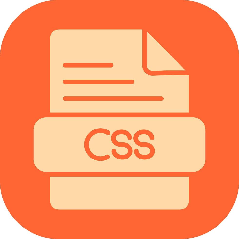 icono de vector de css