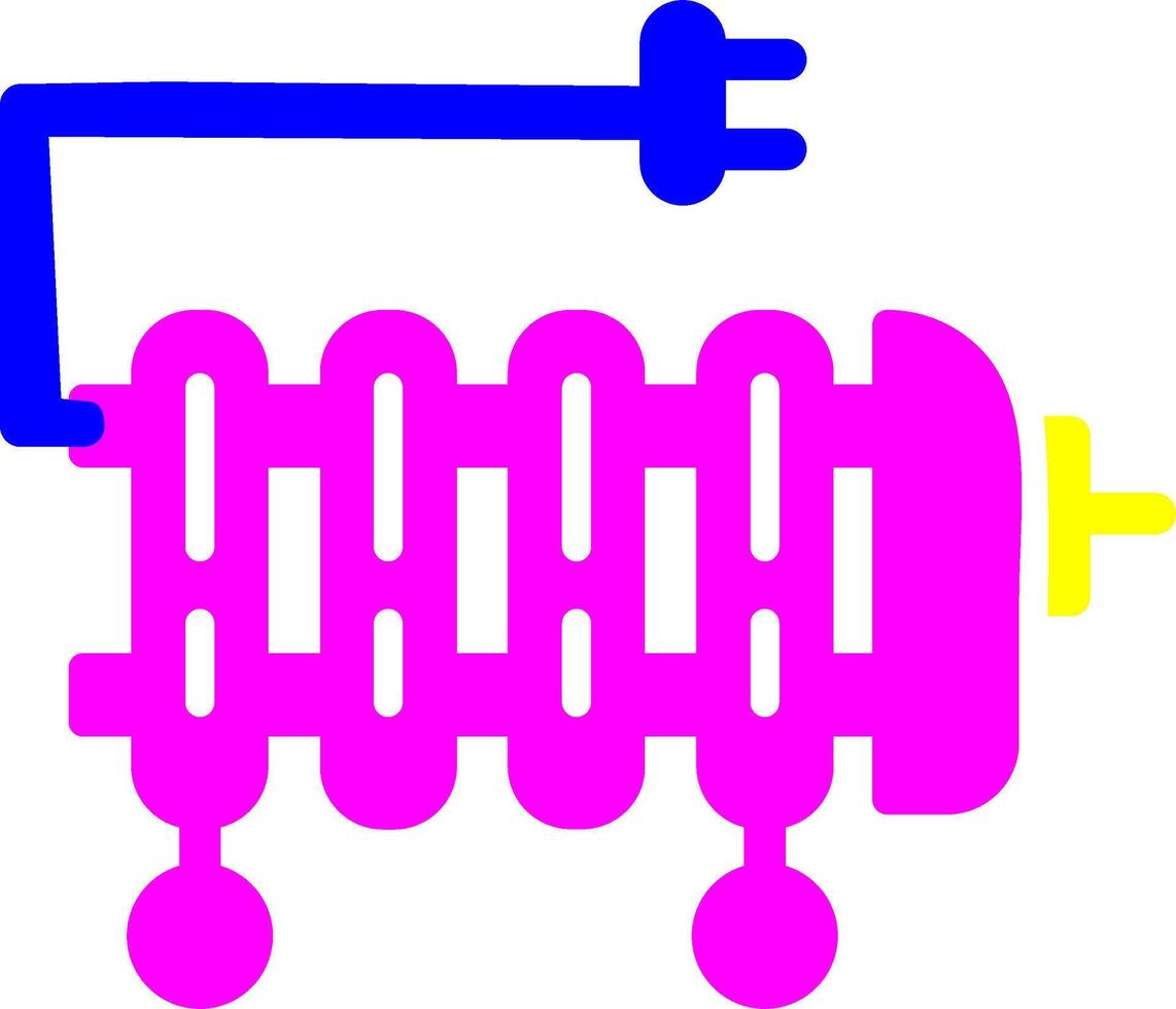 icono de vector de calentador de aceite