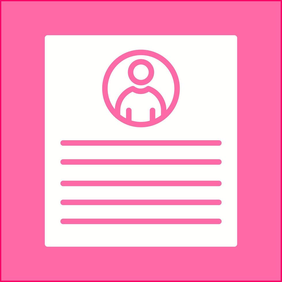 Client Profile Vector Icon