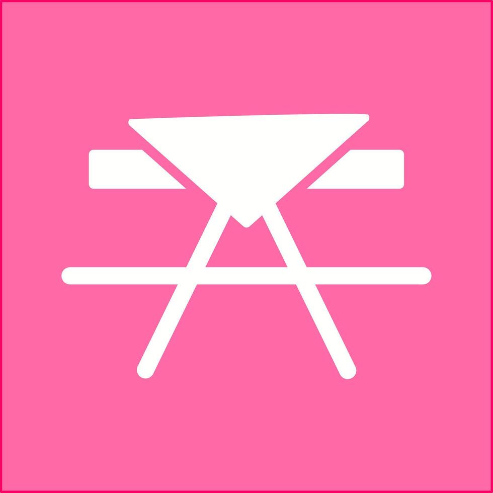 Picnic Table Vector Icon