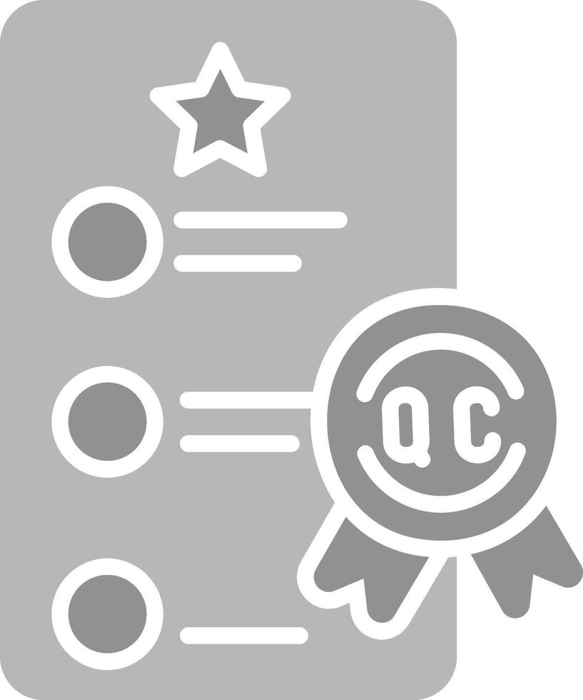 Quality Control Vector Icon
