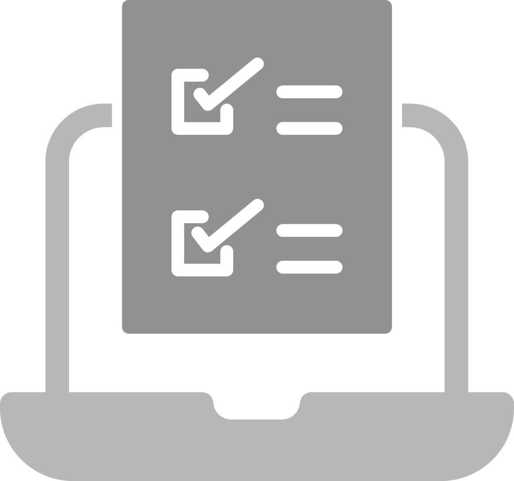 Online Test Vector Icon