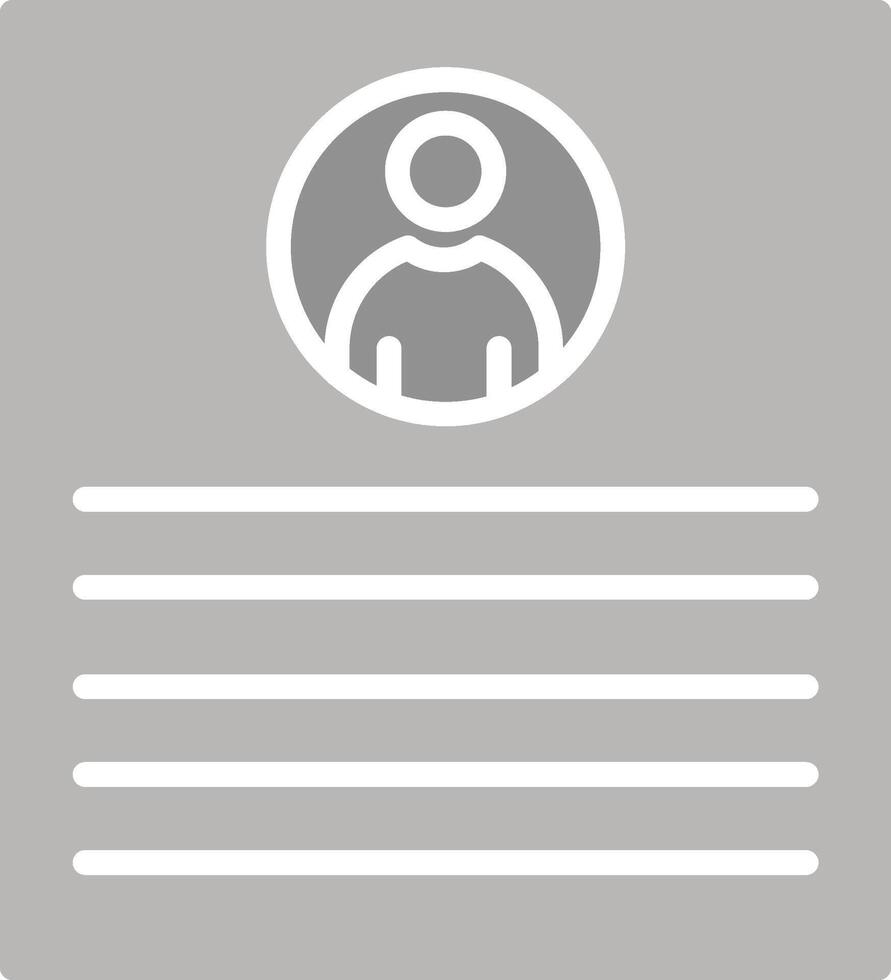 Client Profile Vector Icon
