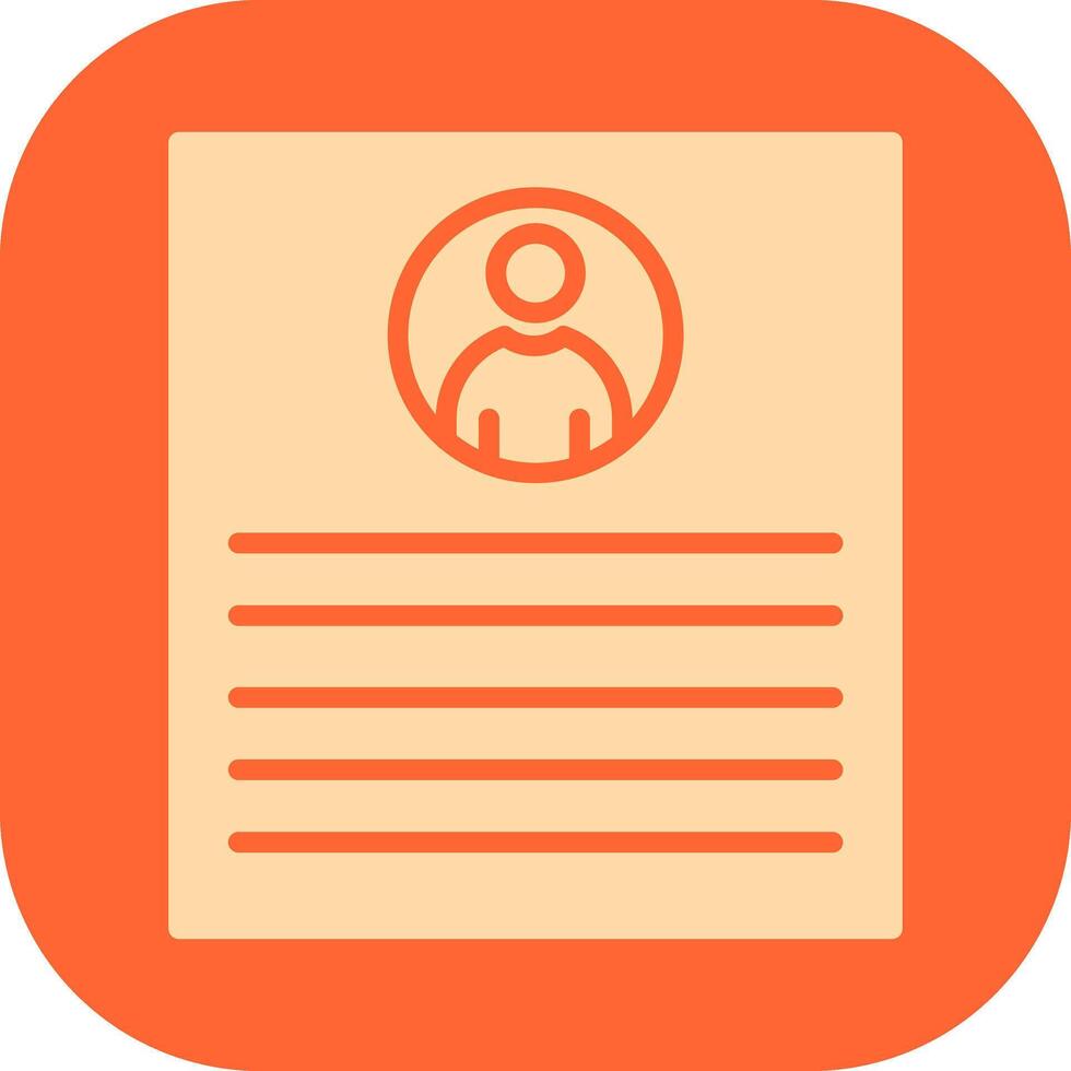 Client Profile Vector Icon