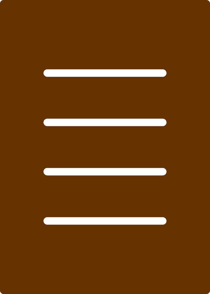 Menu Vector Icon