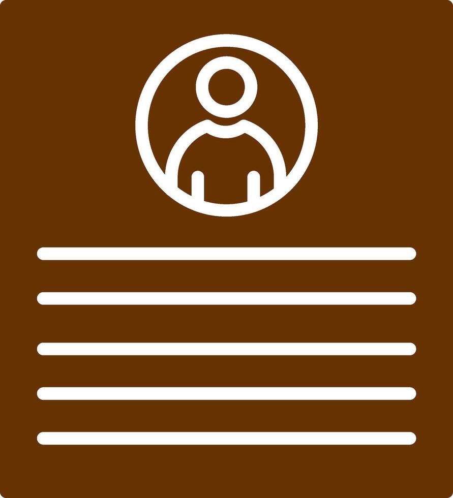 Client Profile Vector Icon