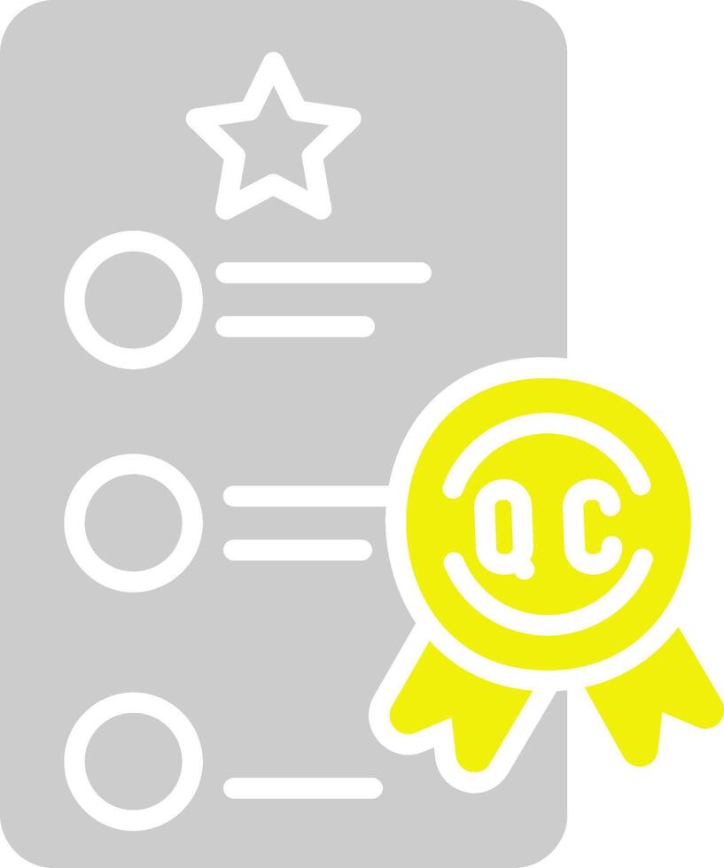 Quality Control Vector Icon