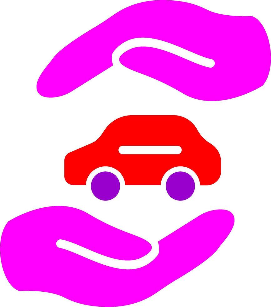 Car Insurance Vector Icon