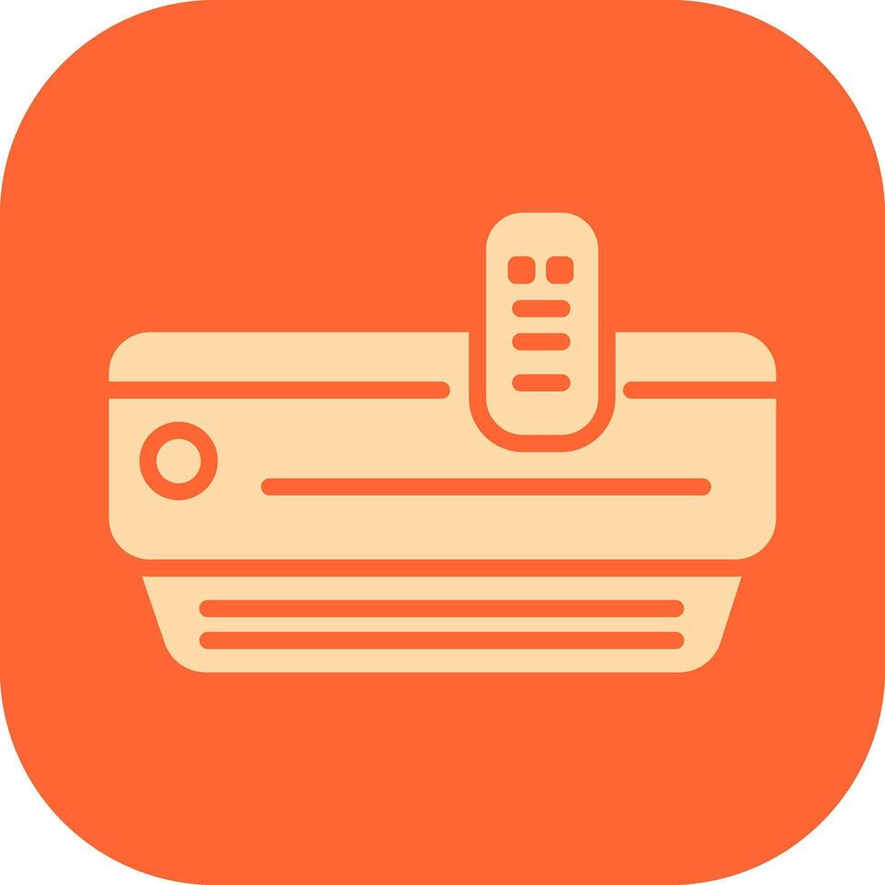 Mobile Air Conditioner Vector Icon