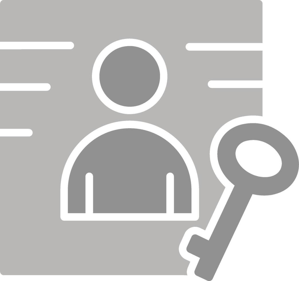 Business Key Vector Icon