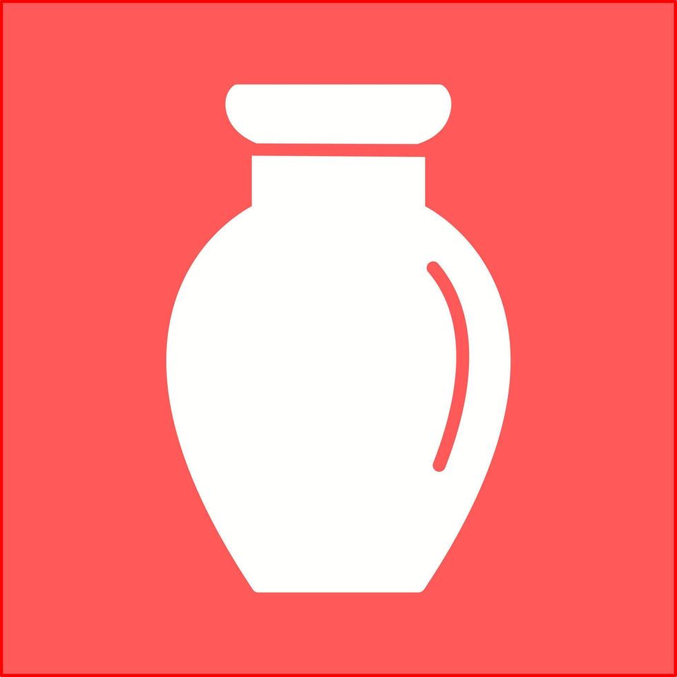 Vase Exhibit Vector Icon