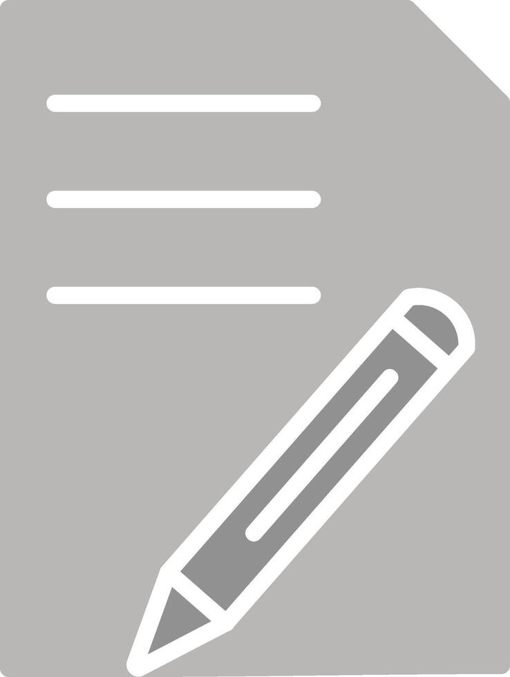 Document Edit Vector Icon