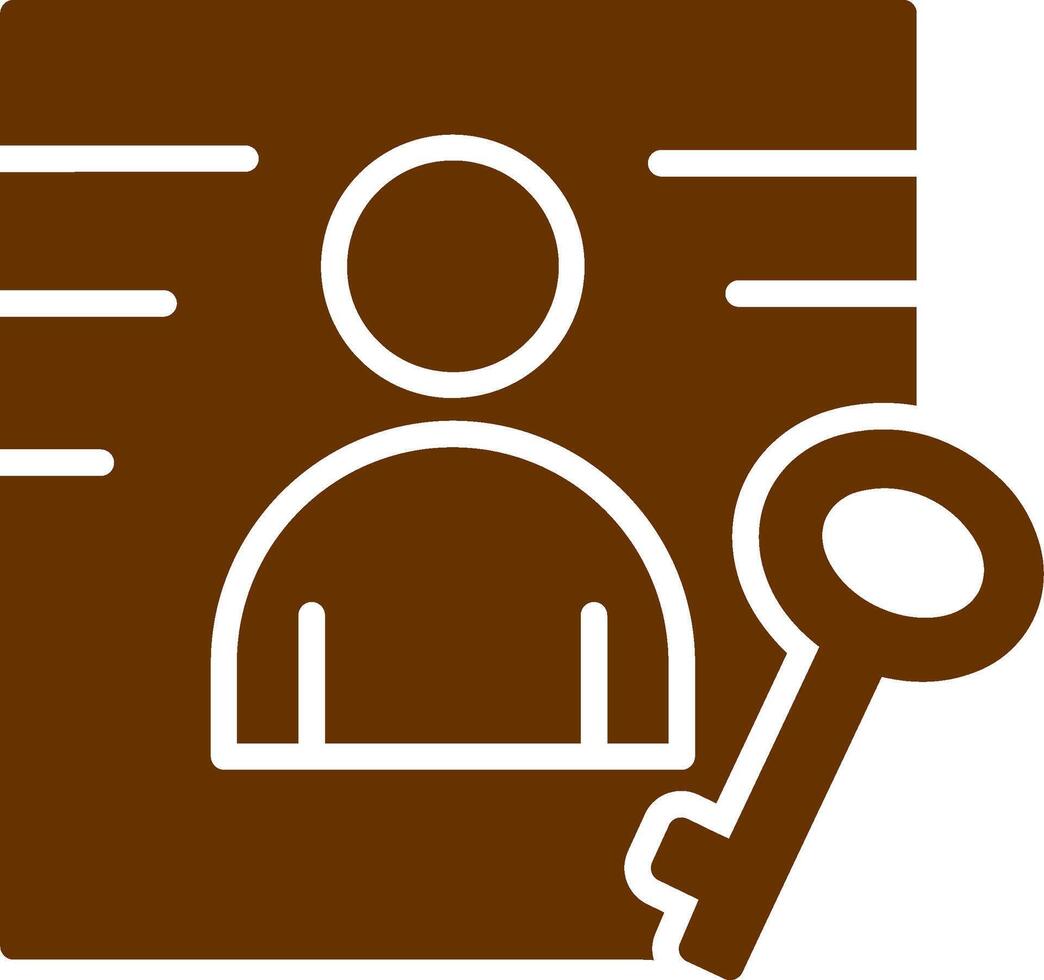 Business Key Vector Icon