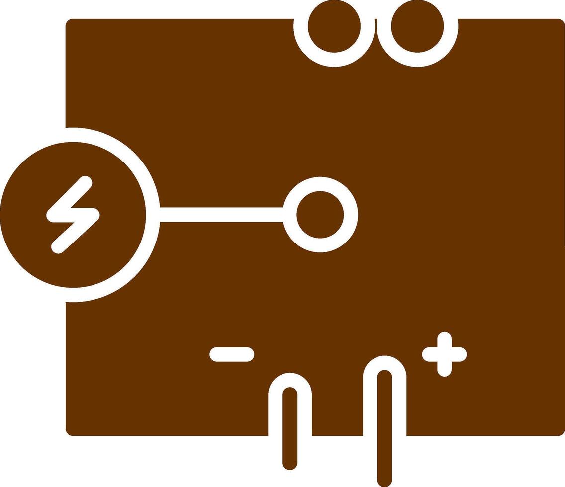 icono de vector de circuito eléctrico