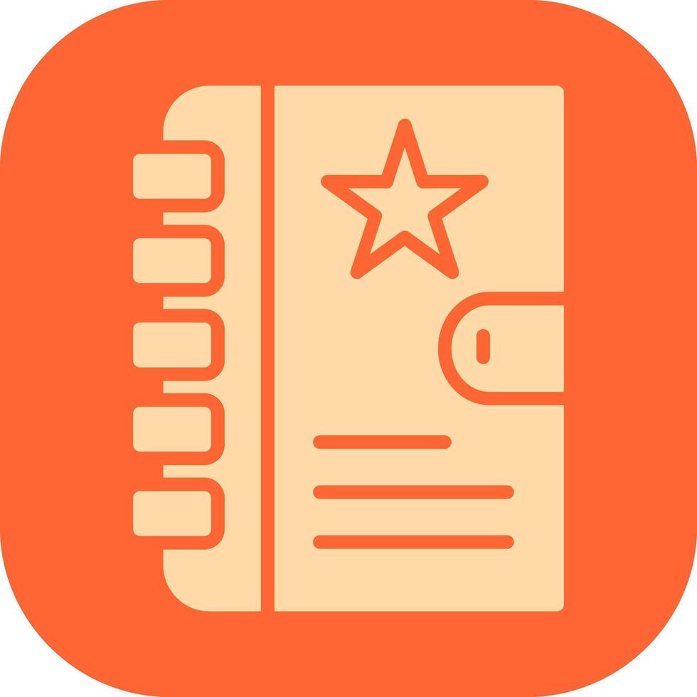 Diary Vector Icon