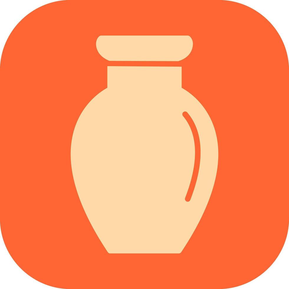 Vase Exhibit Vector Icon