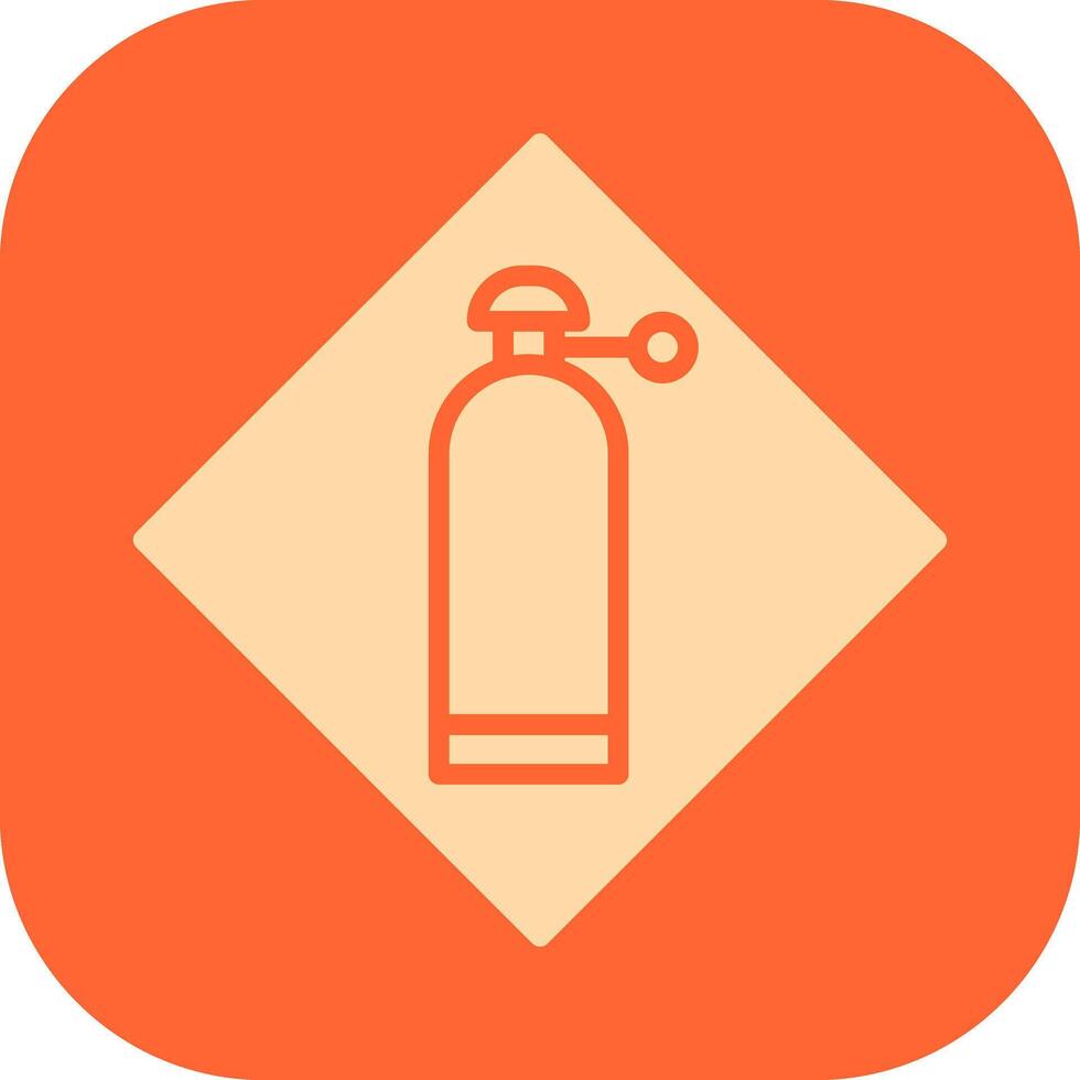 Pressurized Cylinder Vector Icon