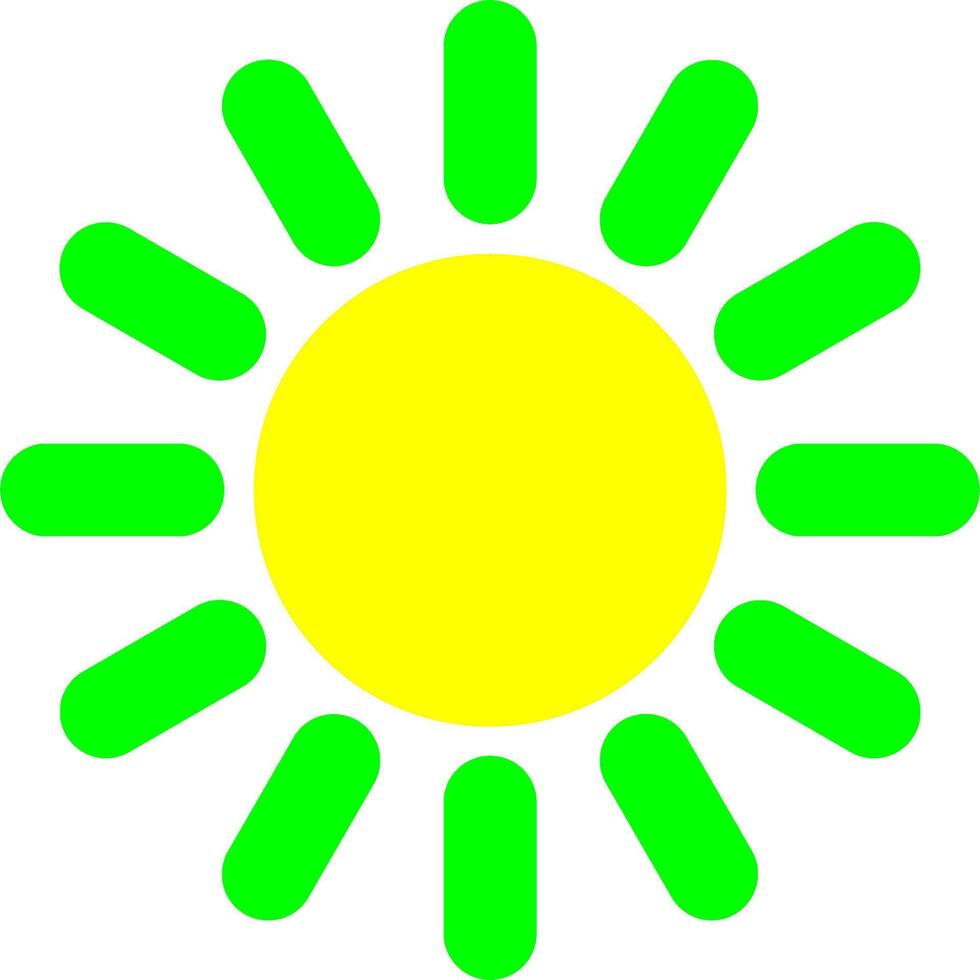 Sun Vector Icon