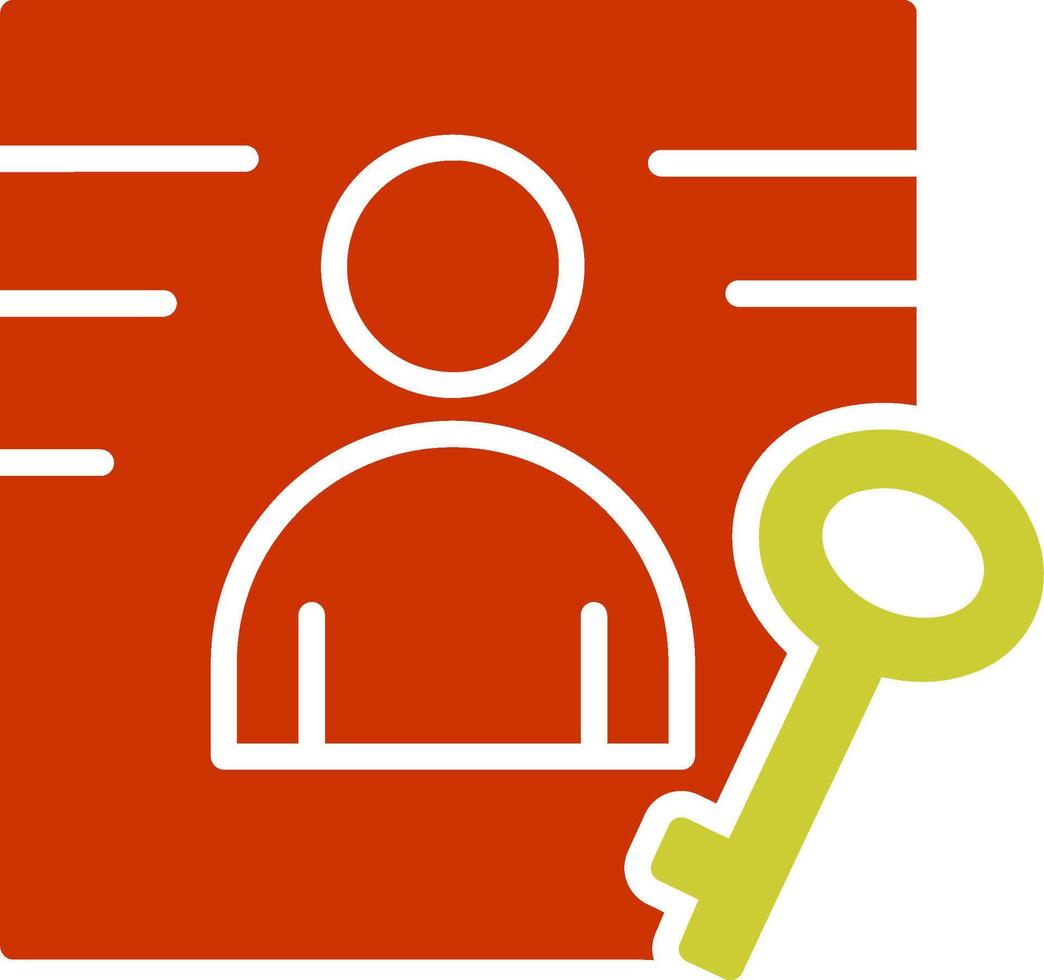 Business Key Vector Icon