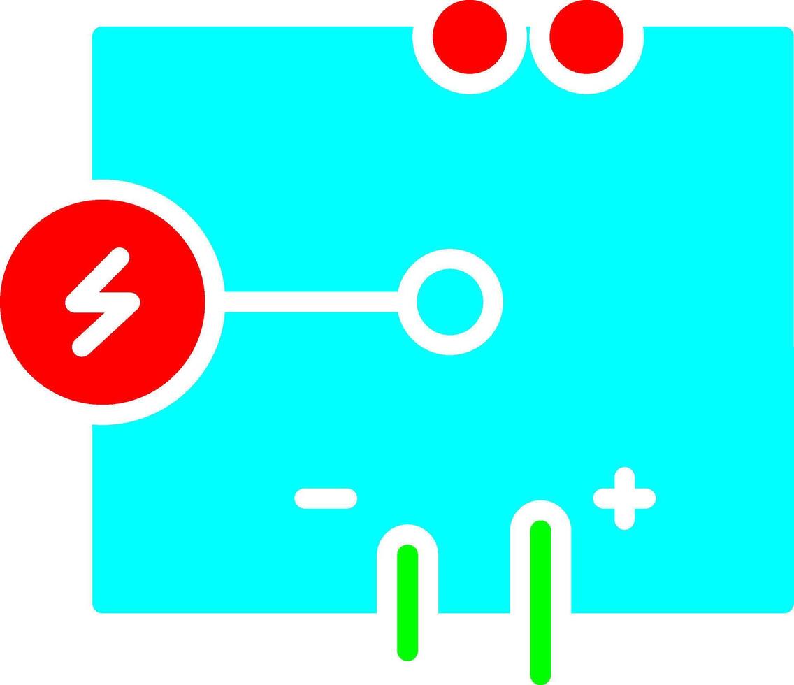 icono de vector de circuito eléctrico