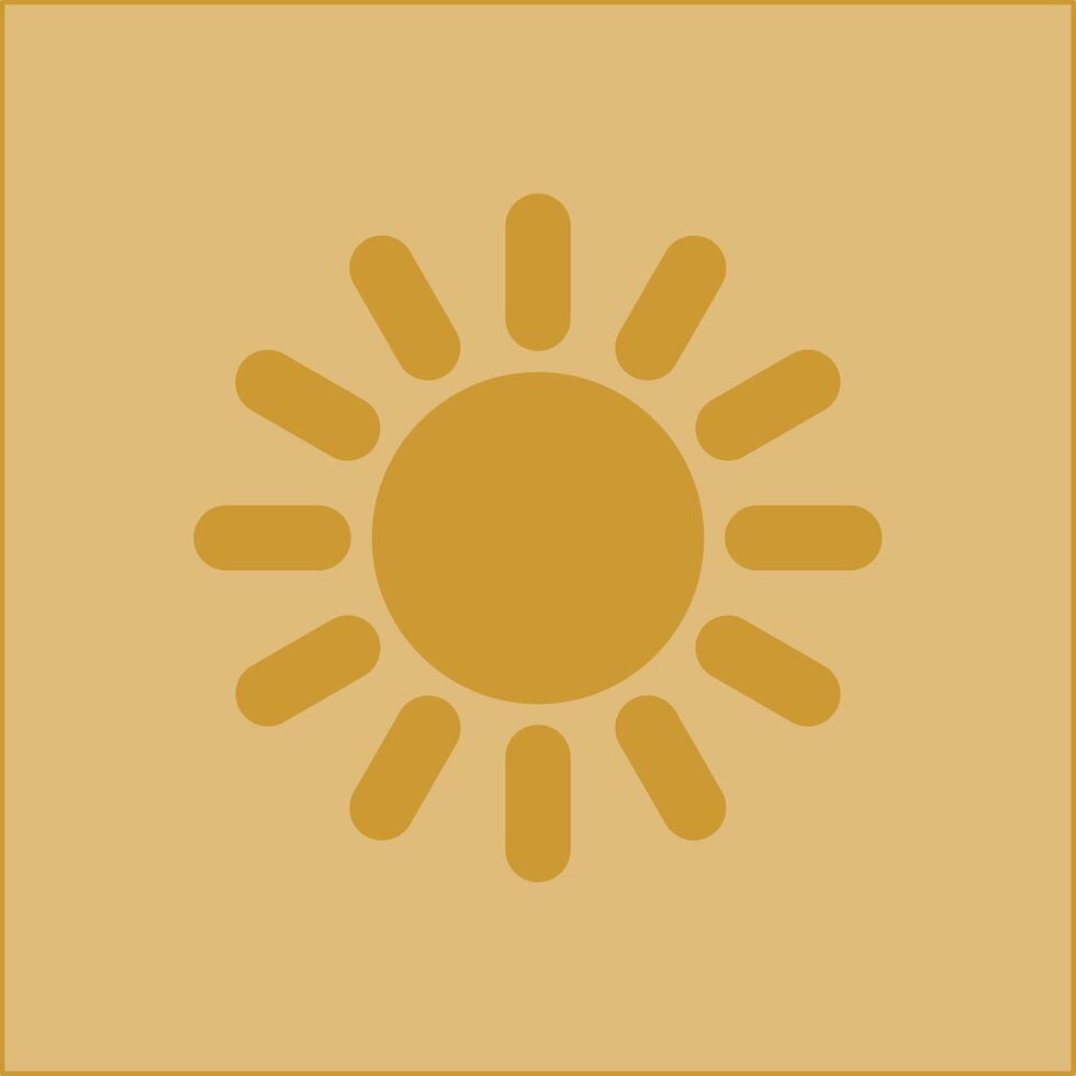 Sun Vector Icon