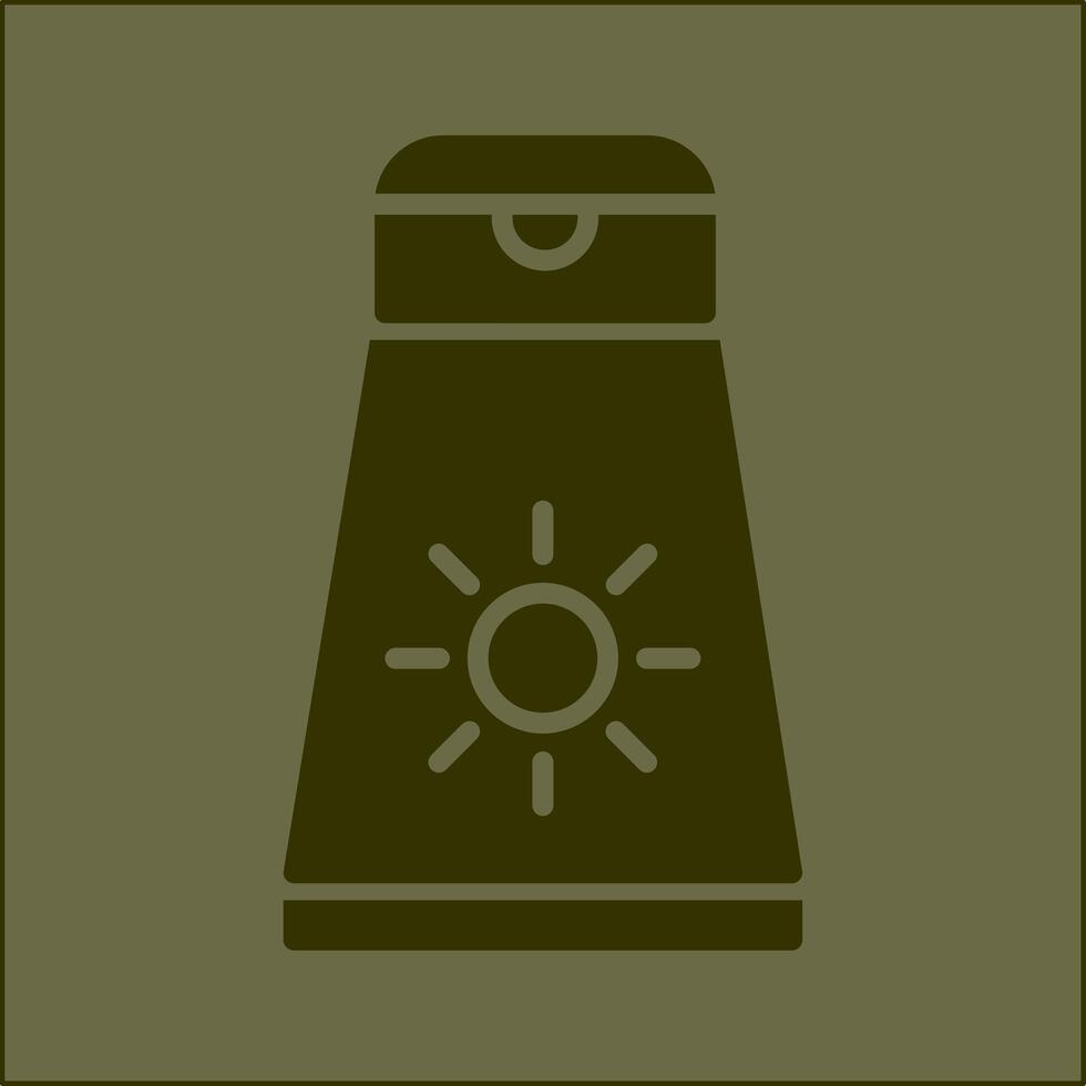 Sun Cream Vector Icon