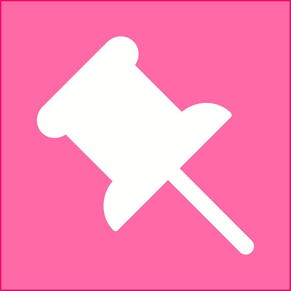 Push Pin Vector Icon