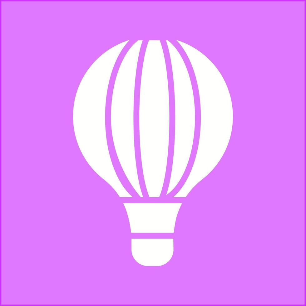 Hot Air Balloon Vector Icon