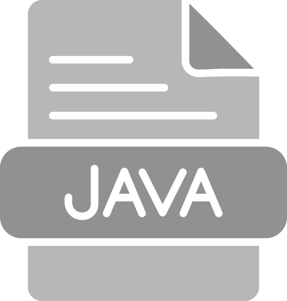 icono de vector de java