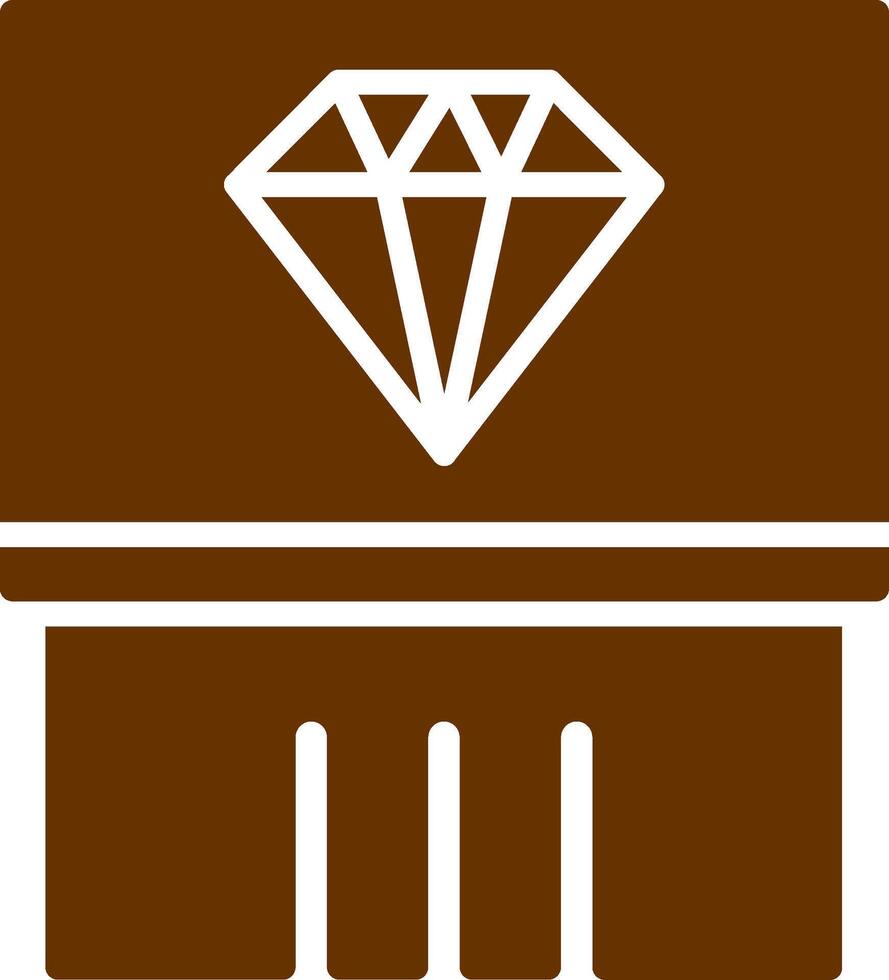 Diamond Exhibit Vector Icon