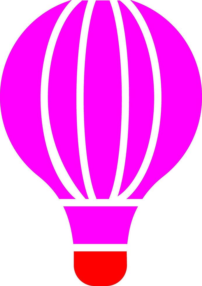 Hot Air Balloon Vector Icon