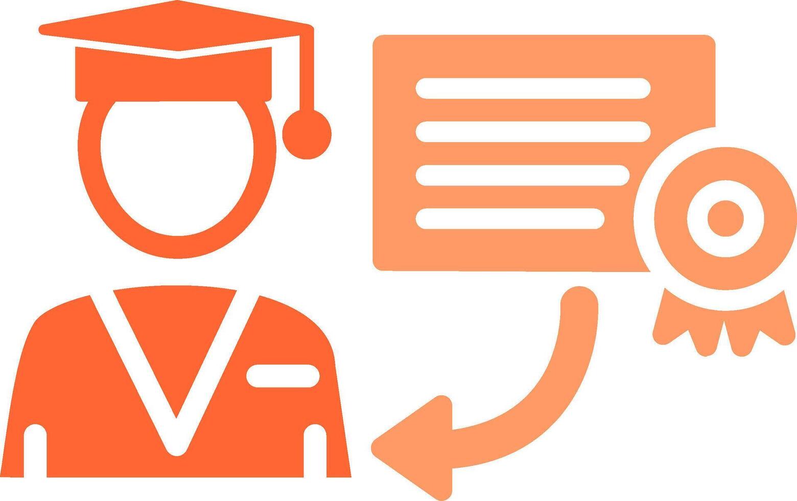 Receiving Degree Vector Icon