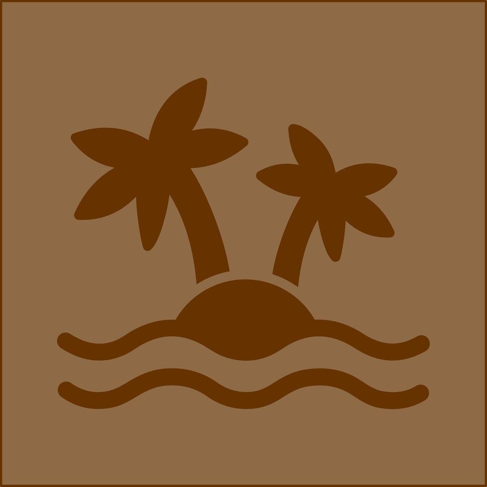 Island Vector Icon