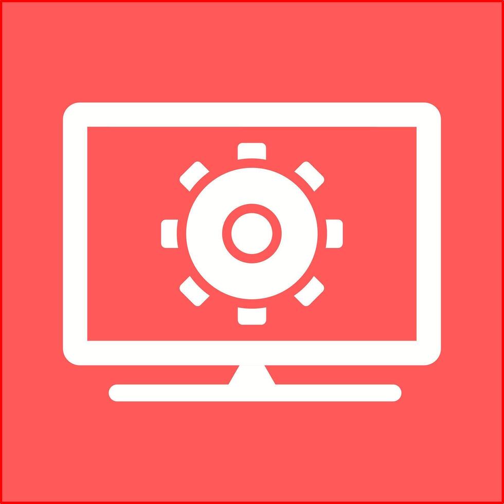 Computer Settings Vector Icon
