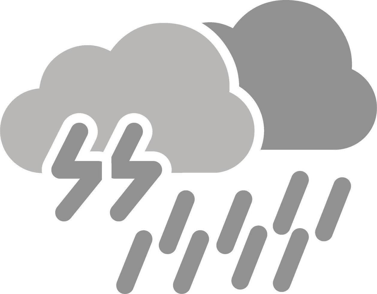 icono de vector de lluvia