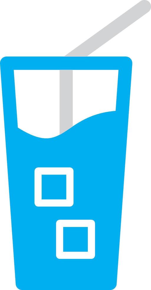 Iced Coffee Vector Icon