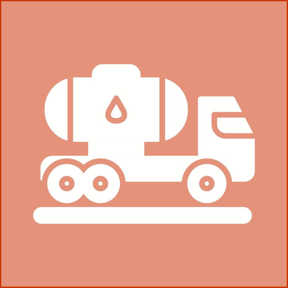 Tank Truck Vector Icon