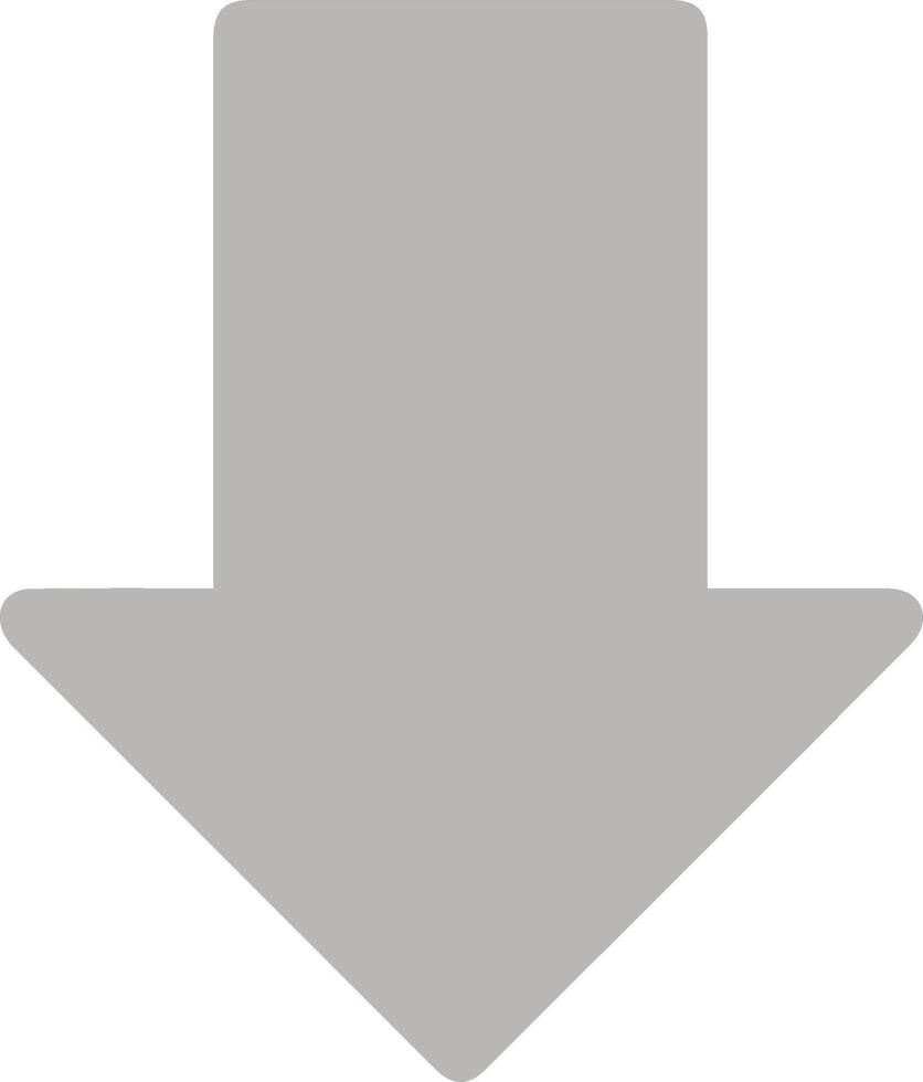 Down Vector Icon