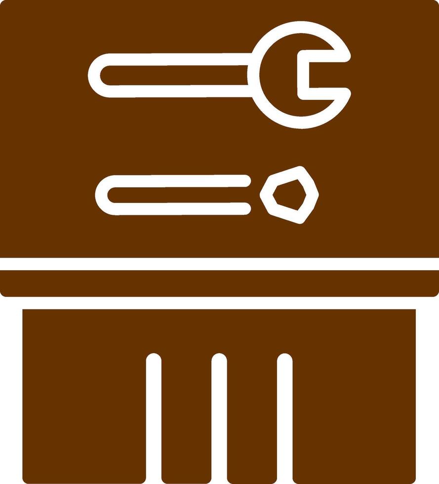 Tools Exhibit Vector Icon