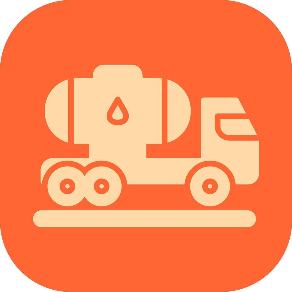 Tank Truck Vector Icon