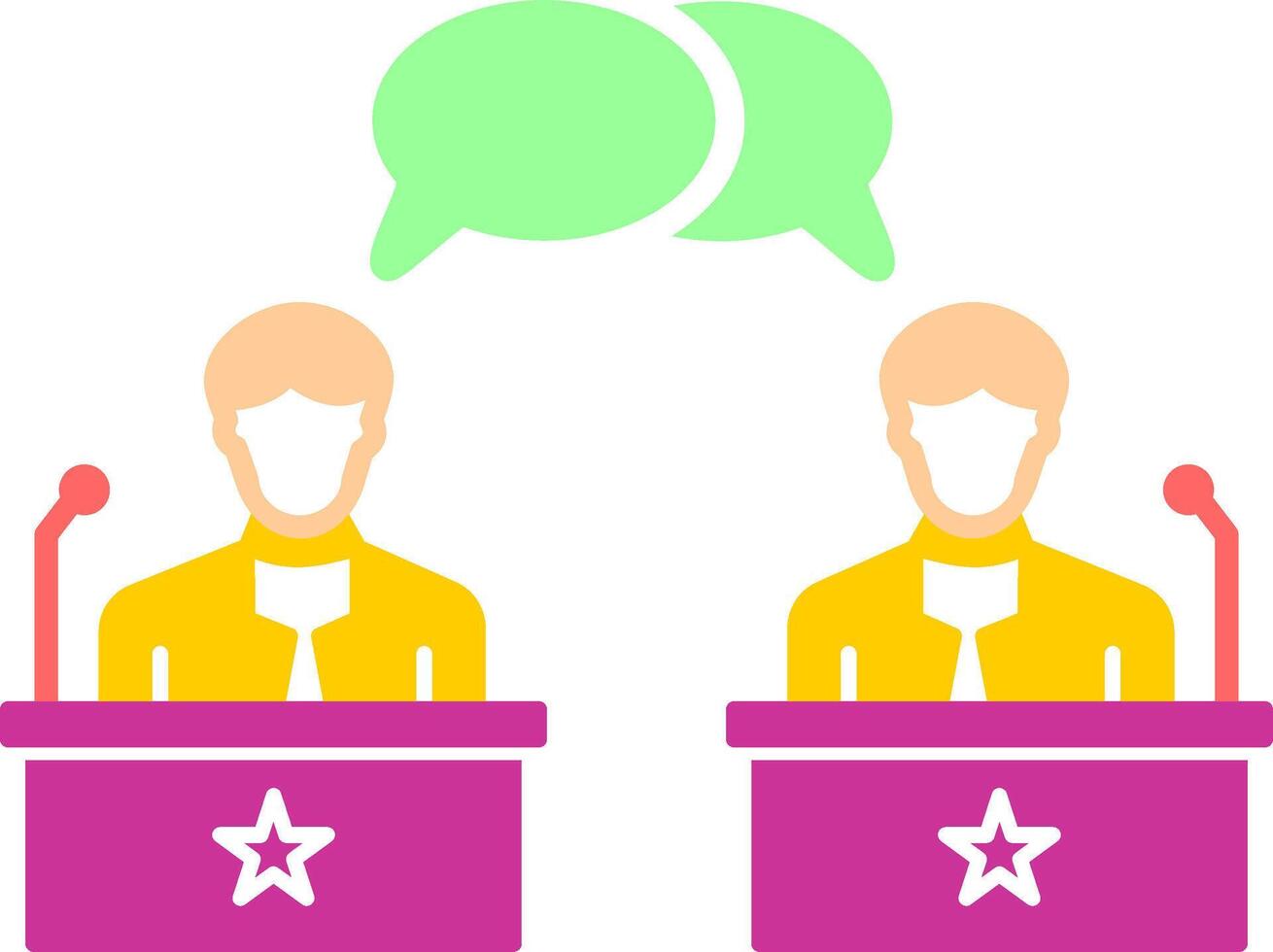 Debate Vector Icon