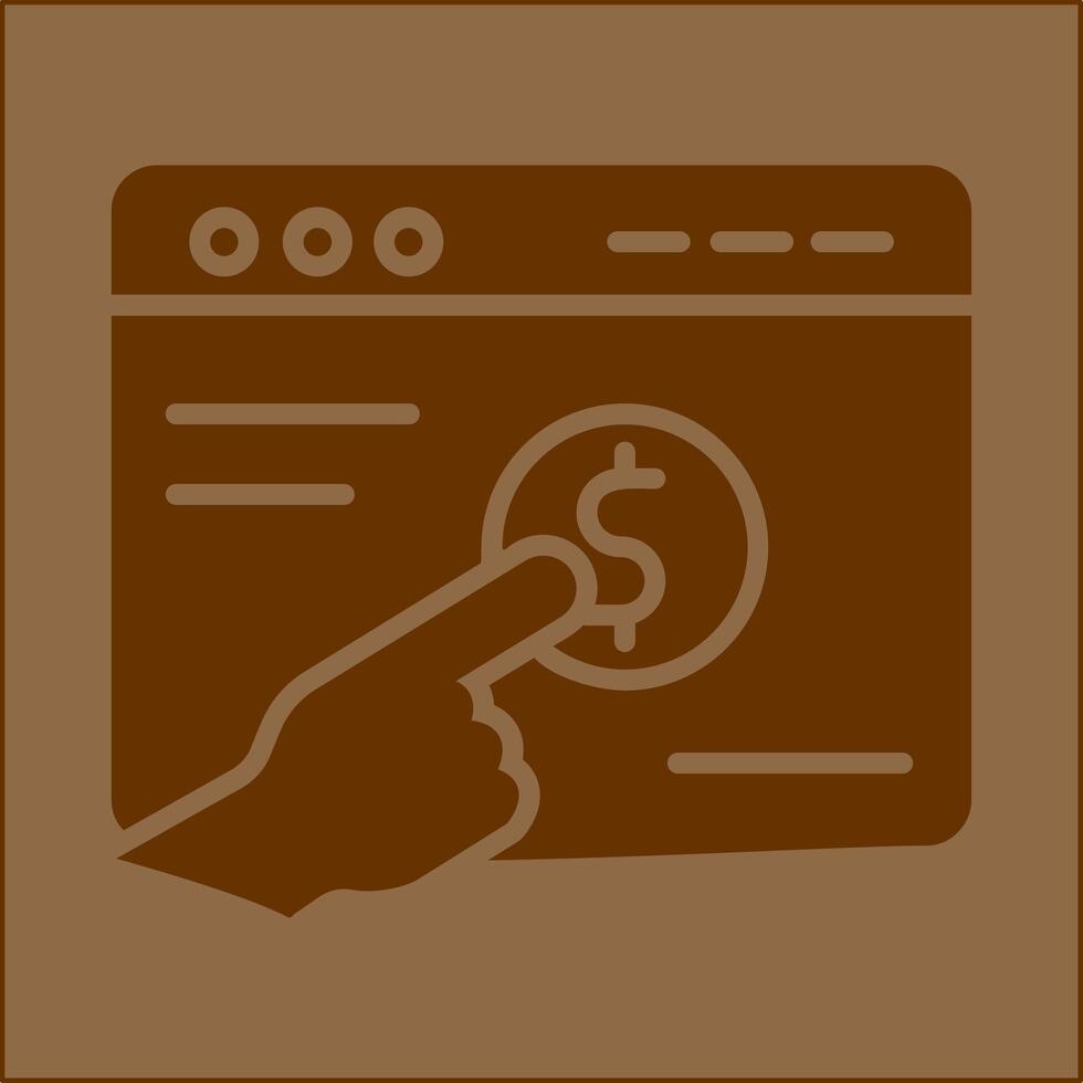 Pay Per Click Vector Icon
