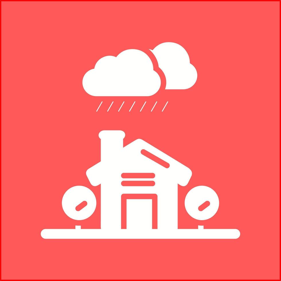 icono de vector de lluvia