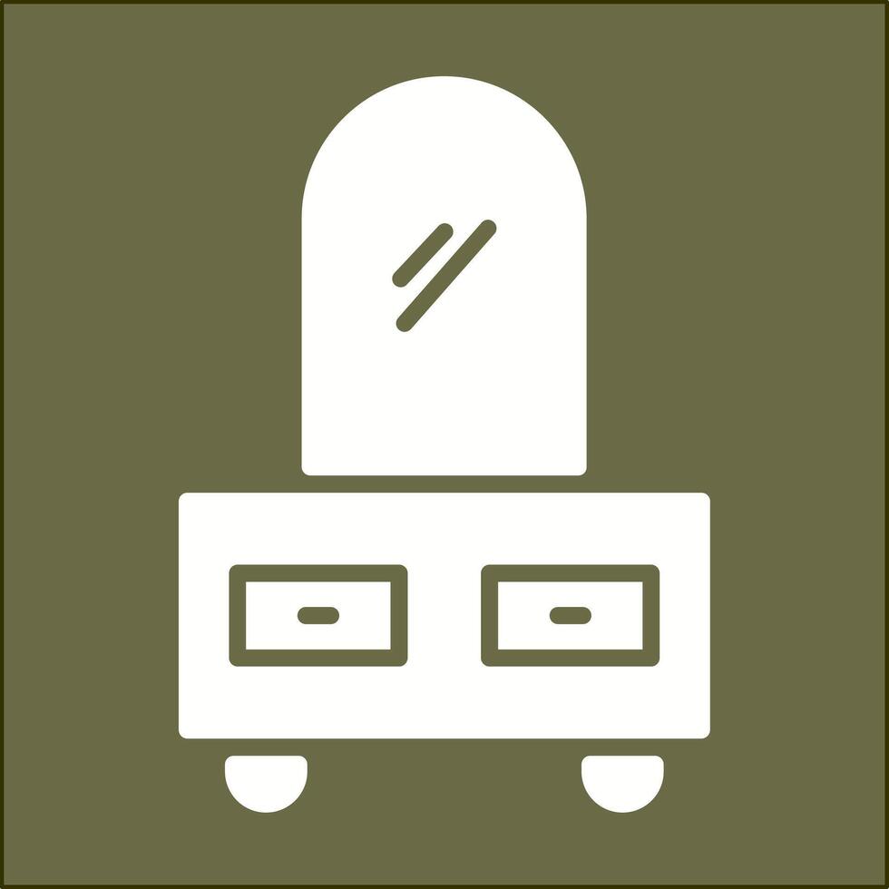 Dressing Table Vector Icon