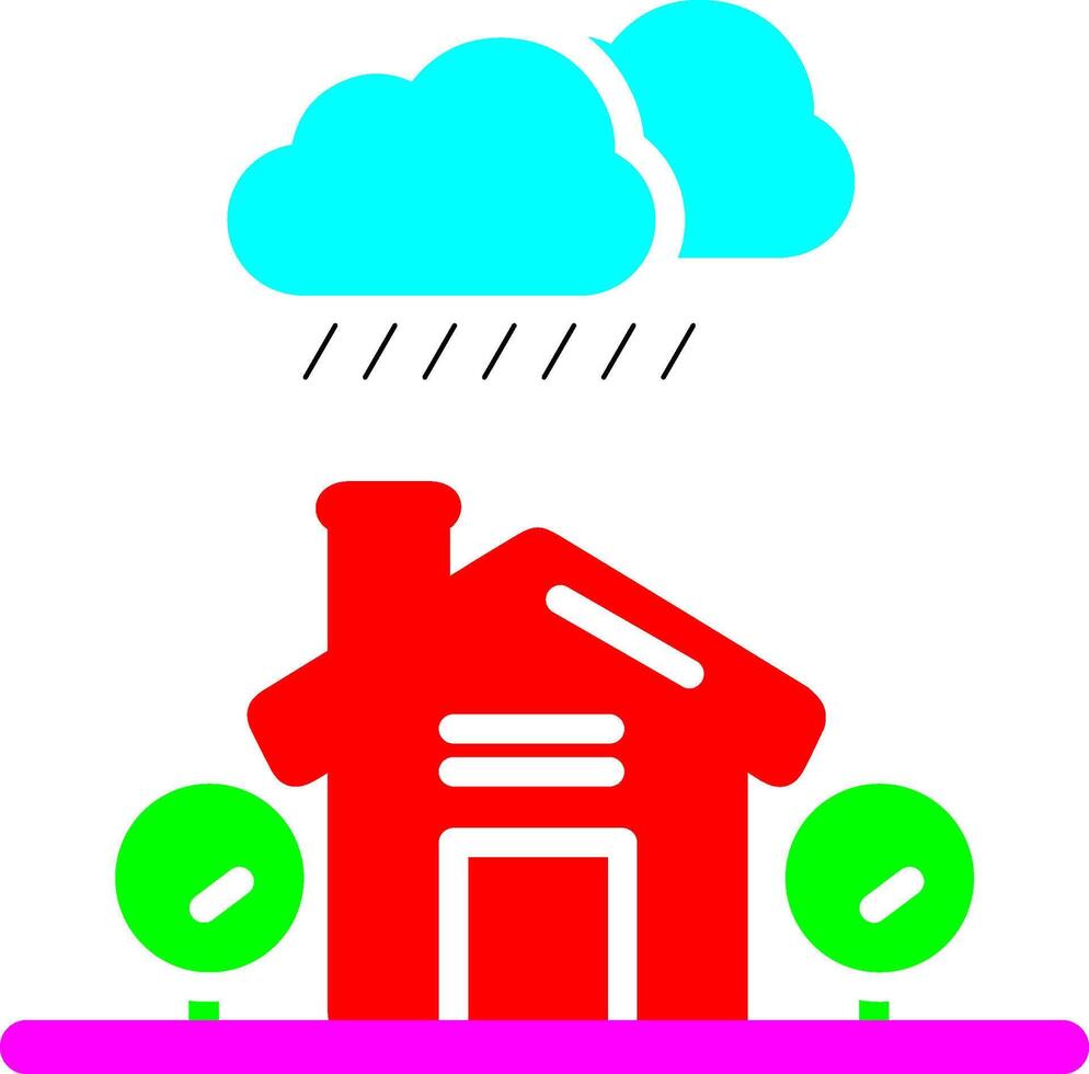 Rain Vector Icon