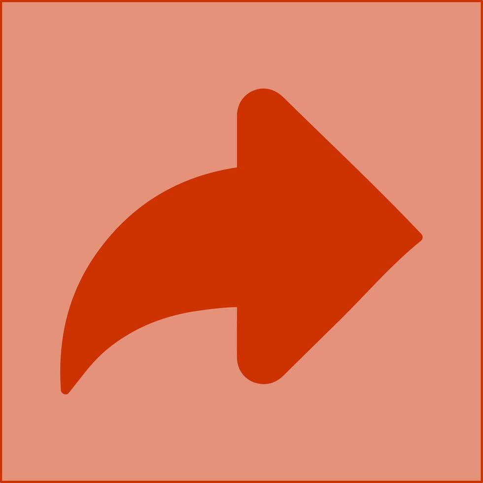 Right Back Arrow Vector Icon