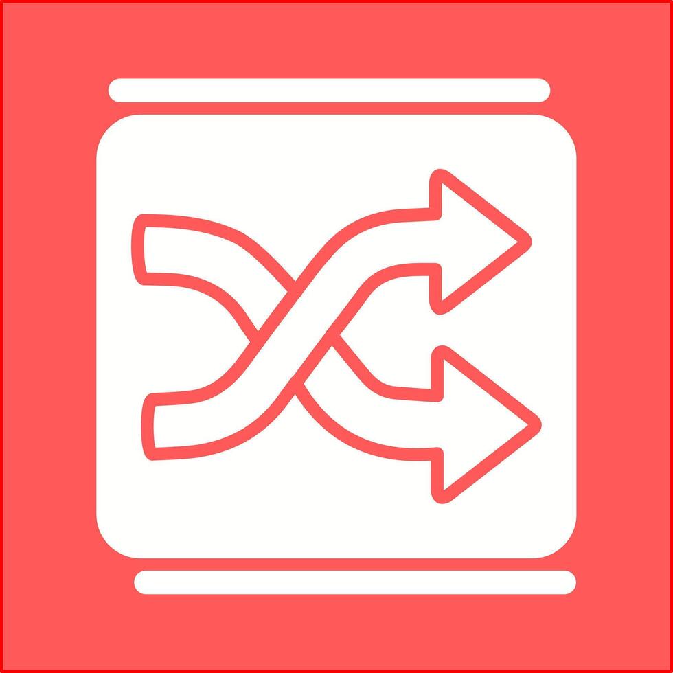 Shuffle Vector Icon