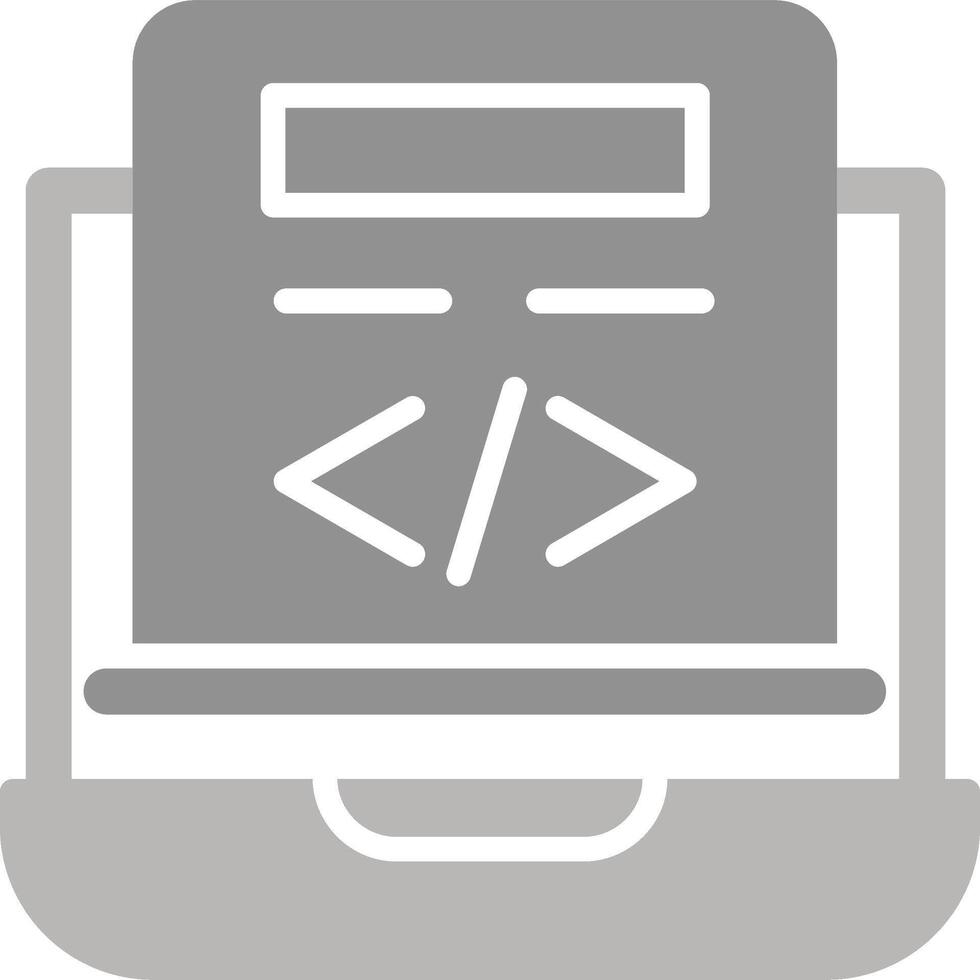 icono de vector de codificación